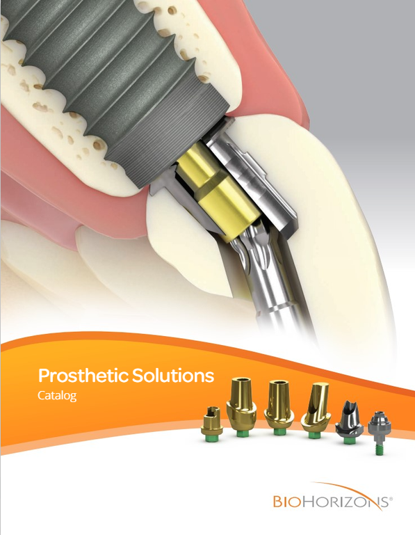 BioHorizons prosthetics catalog cover
