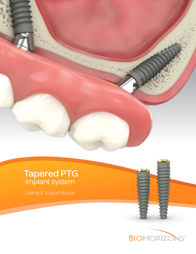 BioHorizons PTG Implant Catalog Cover